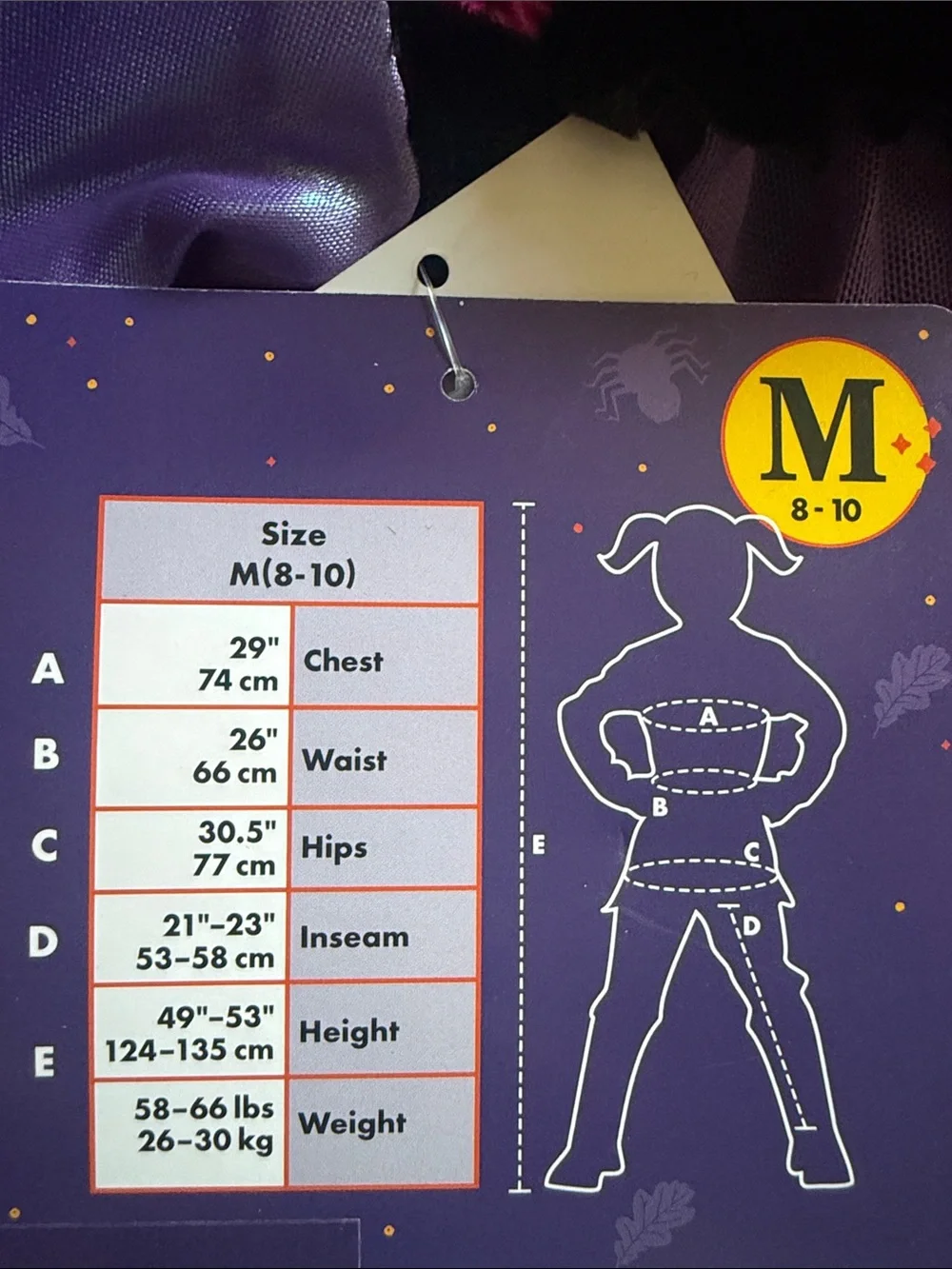MEMBER’s MARK WITCH 🧙 DELUXE GIRL COSTUME SIZE MEDIUM (8-10) 🌟NWT🌟